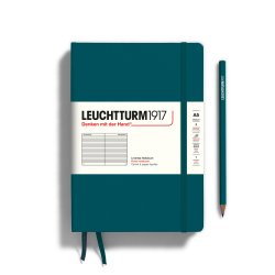 Leuchtturm Notesbog A5 Pacific Green Linjeret