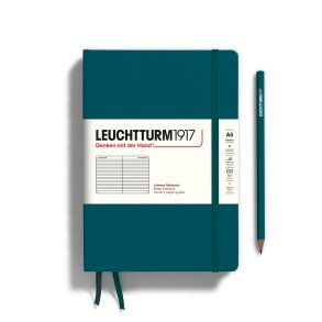 Leuchtturm Notesbog A5 Pacific Green Linjeret