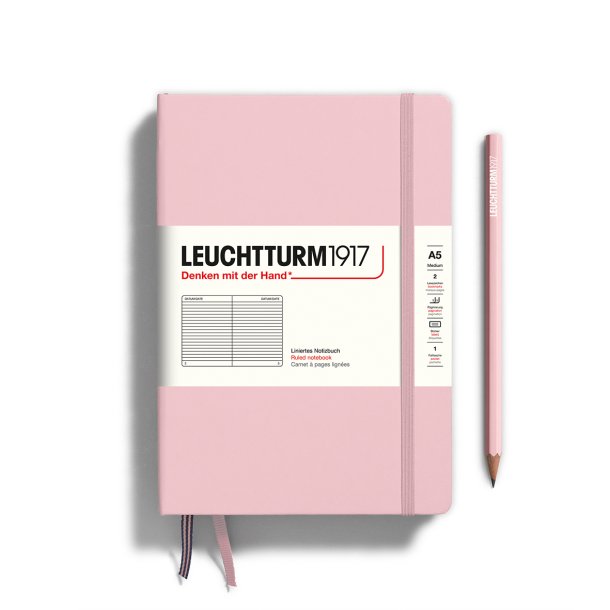 Leuchtturm Notesbog A5 Powder Linjeret