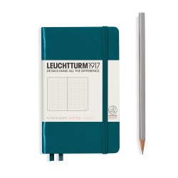 Leuchtturm Notesbog A6 Pacific Green Dotted