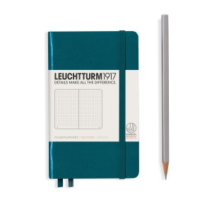 Leuchtturm Notesbog A6 Pacific Green Dotted
