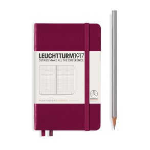 Leuchtturm Notesbog A6 Port Red Dotted