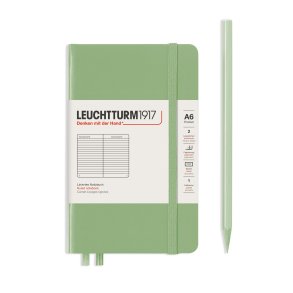 Leuchtturm Notesbog A6 Sage Linjeret