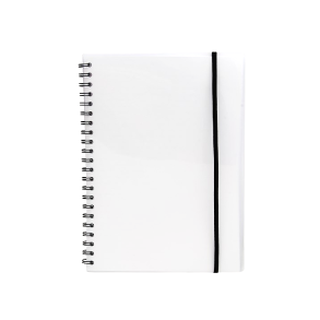 Spiralnotesbog A4 Transparant