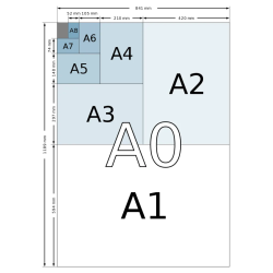 Enkelkort A6 - 220g. - 10 stk. - Natur
