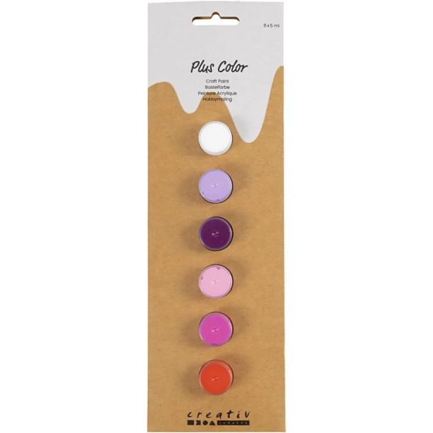 Plus Color Akrylmaling St - Pink/Lilla Harmoni