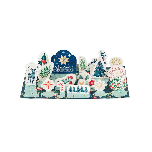 Artebene Pop-Up Lgekalender Bl