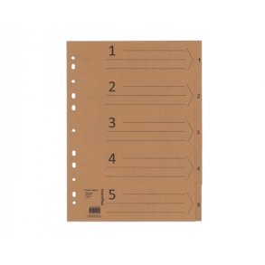 BNT Register Kraftpapir 1-5