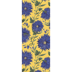 Cathrine Rowe Silkepapir - Blue Flowers