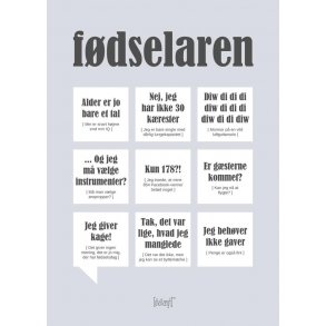 Dialgtplakat A5 Kort - Fdselaren