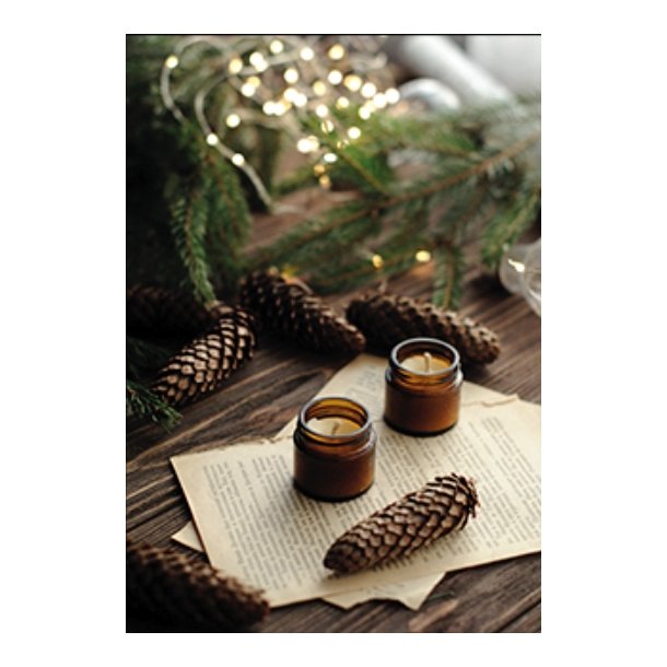 Skna Ting Dobbeltkort - Nordic Christmas - Tealights