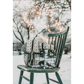 Skna Ting Dobbeltkort - Winter In Pastel - Rocking Chair