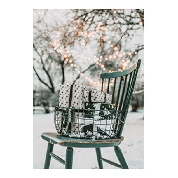 Skna Ting Dobbeltkort - Winter In Pastel - Rocking Chair