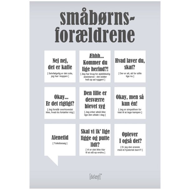 Dialgtplakat A5 Kort - Smbrnsforldrene