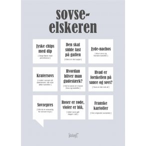 Dialgtplakat A5 Kort - Sovse-elskeren