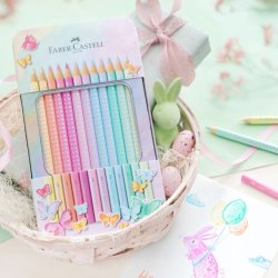 Faber-Castell Sparkle Farveblyanter Pastel 12 stk.