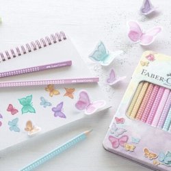 Faber-Castell Sparkle Farveblyanter Pastel 12 stk.