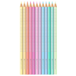 Faber-Castell Sparkle Farveblyanter Pastel 12 stk.