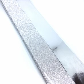 Stjernestrimler Glitter Slv 25mm.