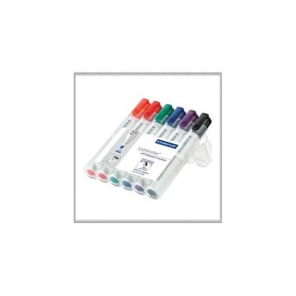 Staedtler Whiteboard Markers Lumocolor 2mm. 6ass.