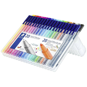 Staedtler 20 stk. Triplus Fineliners + 20 stk. Triplus Color