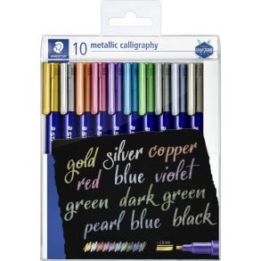 Staedtler Metallic Calligraphy 10 stk.