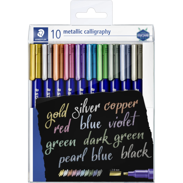 Staedtler Metallic Calligraphy 10 stk.