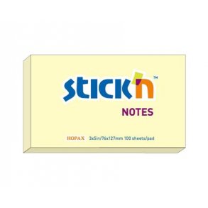 Stick Notes gul 76x127