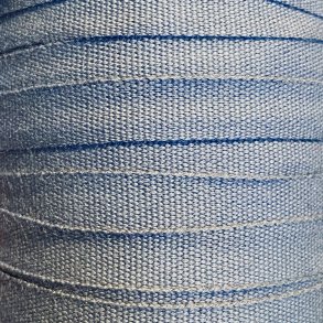 Stofb�nd Bomuld - Koksgr� 9mm.