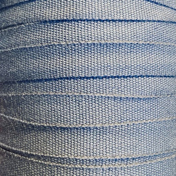 Stofb�nd Bomuld - Koksgr� 9mm.