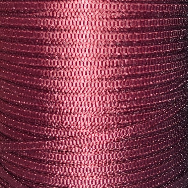 Stofb�nd Grosgrain - Burgundy 3mm.