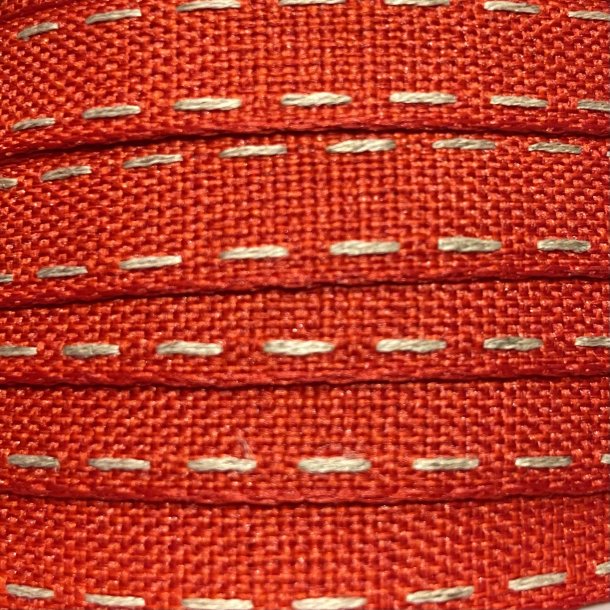 Stofb�nd Luksus - R�d riet Beige 12mm.