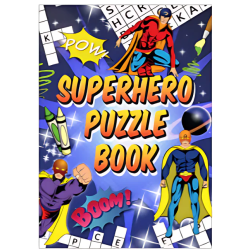 Superhero Puzzle Book
