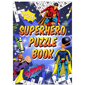 Superhero Puzzle Book