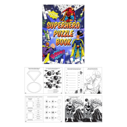 Superhero Puzzle Book