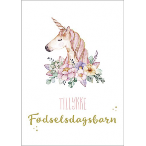 Hartung Postkort - Tillykke Fdselsdagsbarn