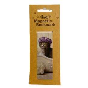 Tinka Magnetisk Bogmrke Kat i bad