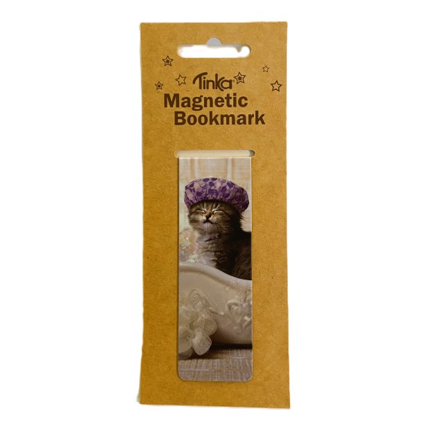 Tinka Magnetisk Bogmrke Kat i bad