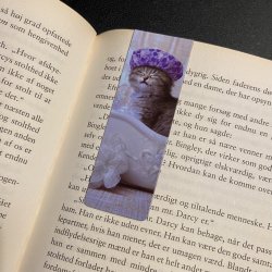 Tinka Magnetisk Bogm�rke Kat i bad