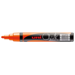 Uni Chalk Marker PWE-5M 1.8-2.5mm. - Fluo Orange