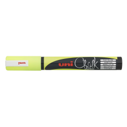 Uni Chalk Marker PWE-5M 1.8-2.5mm. - Fluo Gul