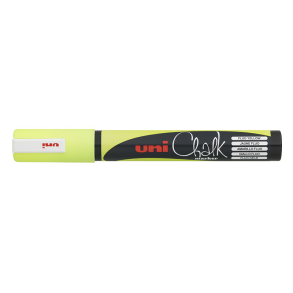 Uni Chalk Marker PWE-5M 1.8-2.5mm. - Fluo Gul