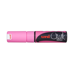Uni Chalk Marker PWE-8K 8.0mm. - Fluo Pink