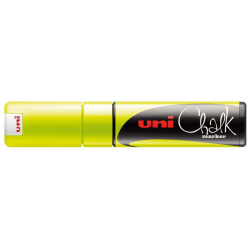 Uni Chalk Marker PWE-8K 8.0mm. - Fluo Gul