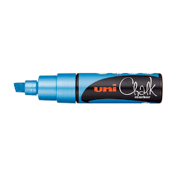 Uni Chalk Marker PWE-8K 8.0mm. - Metallic Bl