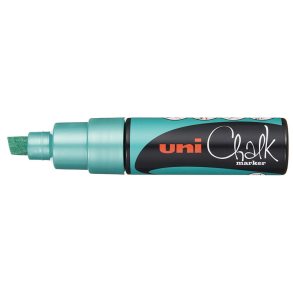 Uni Chalk Marker PWE-8K 8.0mm. - Metallic Grn