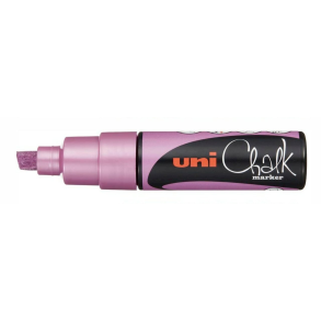 Uni Chalk Marker PWE-8K 8.0mm. - Metallic Pink