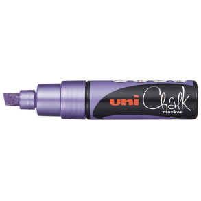 Uni Chalk Marker PWE-8K 8.0mm. - Metallic Violet