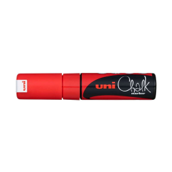 Uni Chalk Marker PWE-8K 8.0mm. - Rd