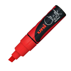 Uni Chalk Marker PWE-8K 8.0mm. - Rd